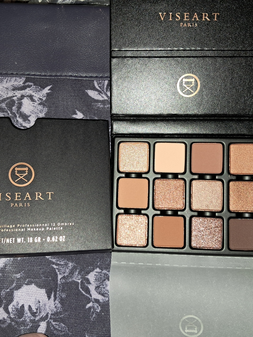 Viseart Neutral Eyeshadow Palette - Warm Browns & Shimmers